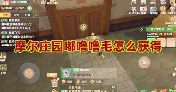 摩尔庄园嘟噜噜毛怎么获得